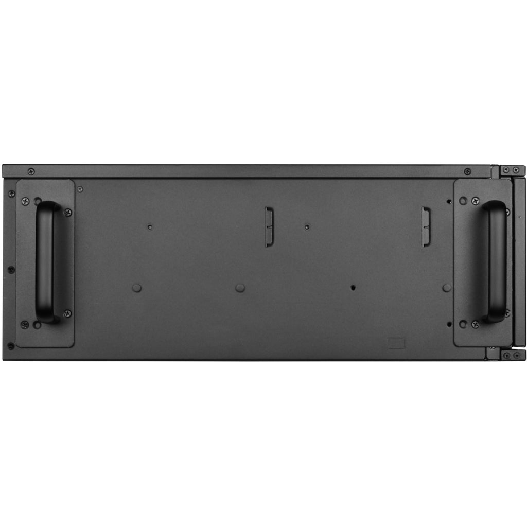 Silverstone rm44 rack behuizing (zwart | 4u | usb type-c | 2x 80mm casefan inbegrepen)