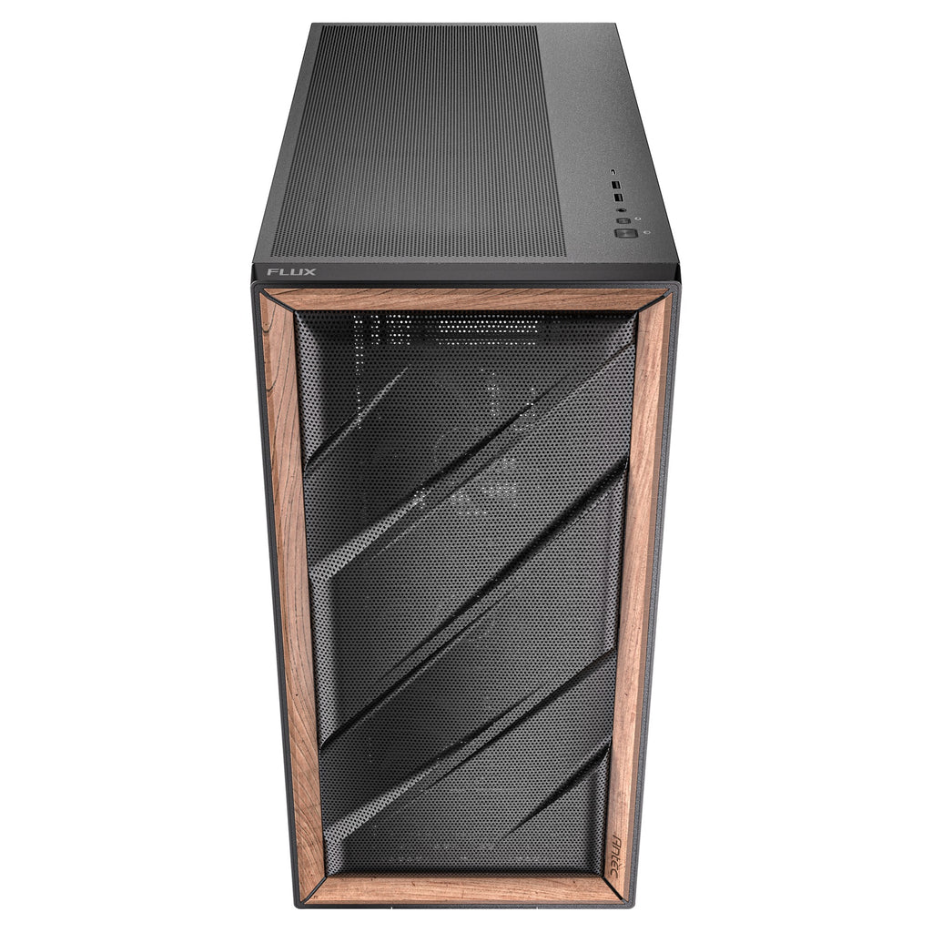 Antec flux se midi tower behuizing (zwart | 2x usb-a | 1x usb-c)