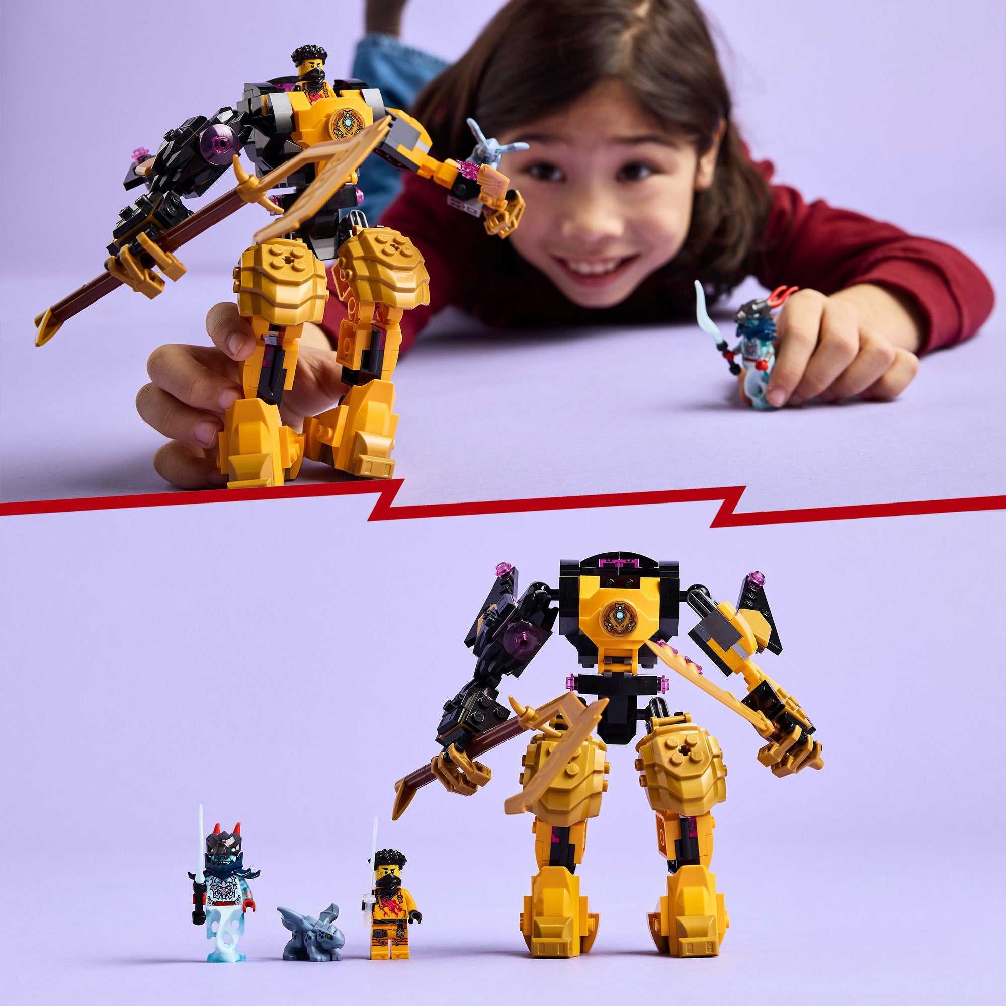 Lego ninjago 71839 arins spinjitzu strijdmecha