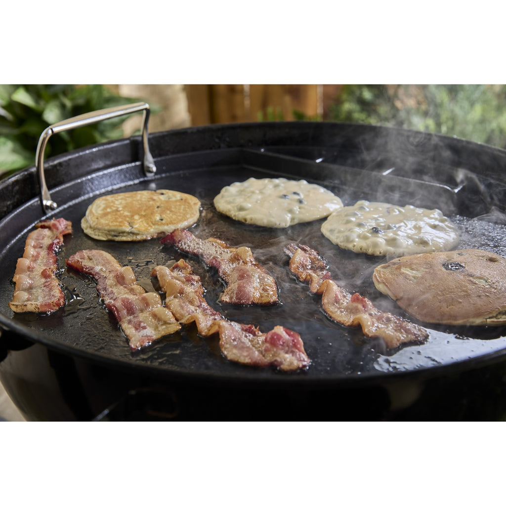 Weber full-size plancha - voor houtskoolbarbecues 57 cm grillplaat (zwart)
