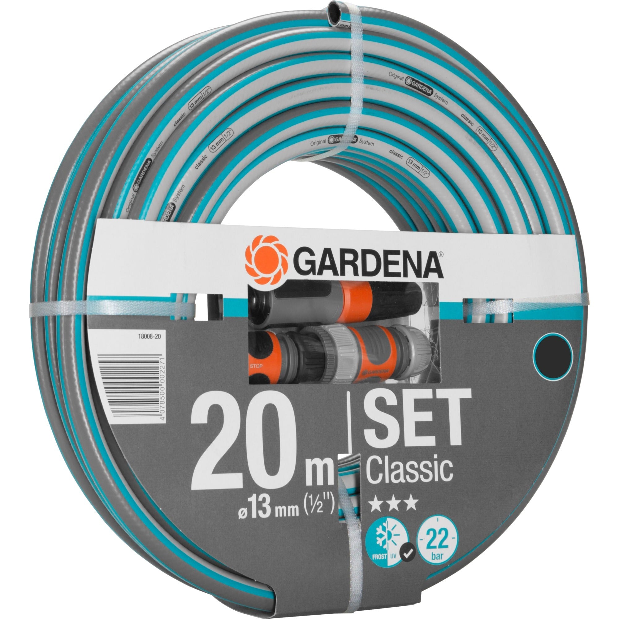 GARDENA Schlauch 13 mm (1/2"), mit Montagehalterung