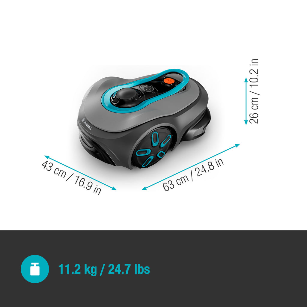 Gardena smart sileno free 1200 m² robotmaaier (zwart groen)