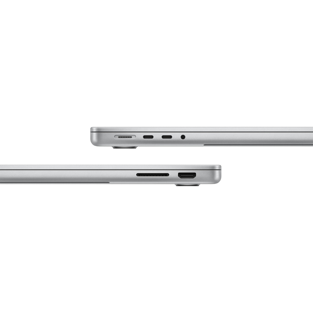 Apple macbook pro 2023 14 (mr7j3n a) refurbished laptop (zilver | m3 8 core | 10‑core gpu | 8gb ram | 512 gb ssd)