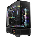 Thermaltake view 600 tg big tower behuizing (zwart | 2x usb-a | 1x usb-c | tempered glass)