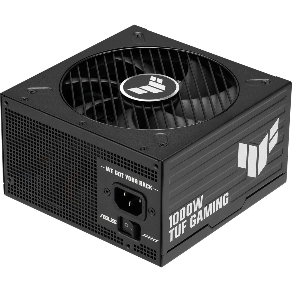 Asus tuf gaming platinum modulaire 1000 watt voeding (zwart, 1x 12v-2x6, 3x pcie)