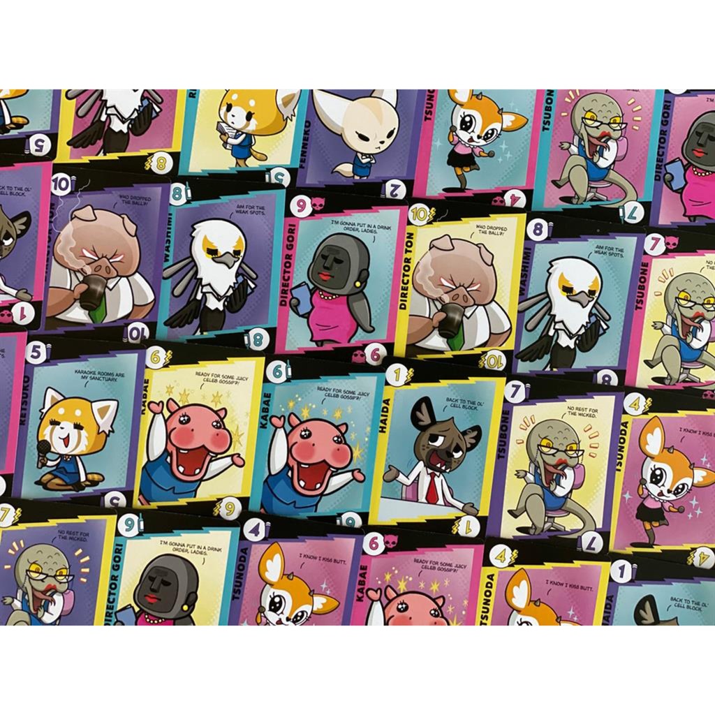 European player network aggretsuko: work rage balance kaartspel (engels, 3 - 6 spelers, 30 minuten, vanaf 10 jaar)