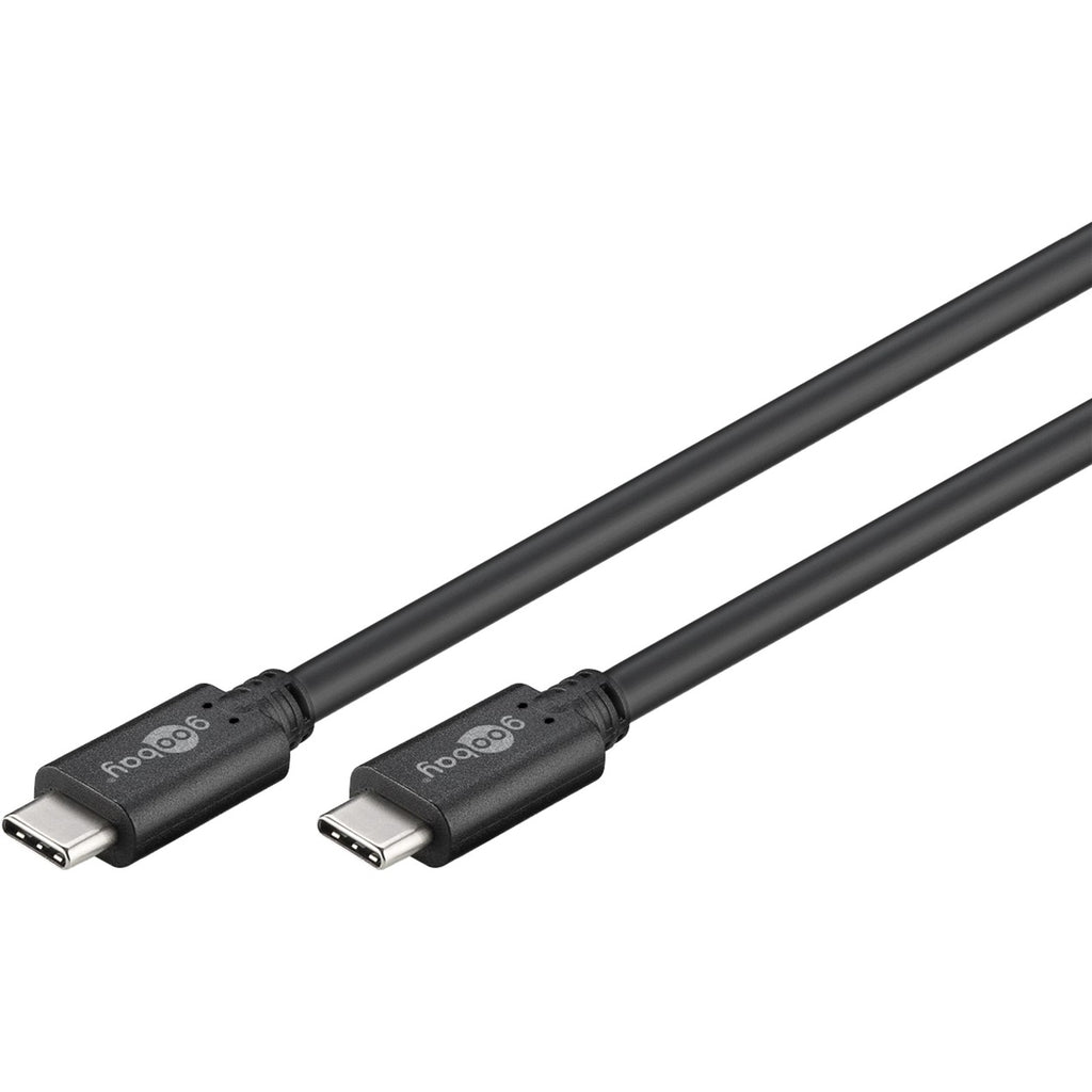 Goobay sync charge super speed usb-c kabel (zwart, 1,5 meter)