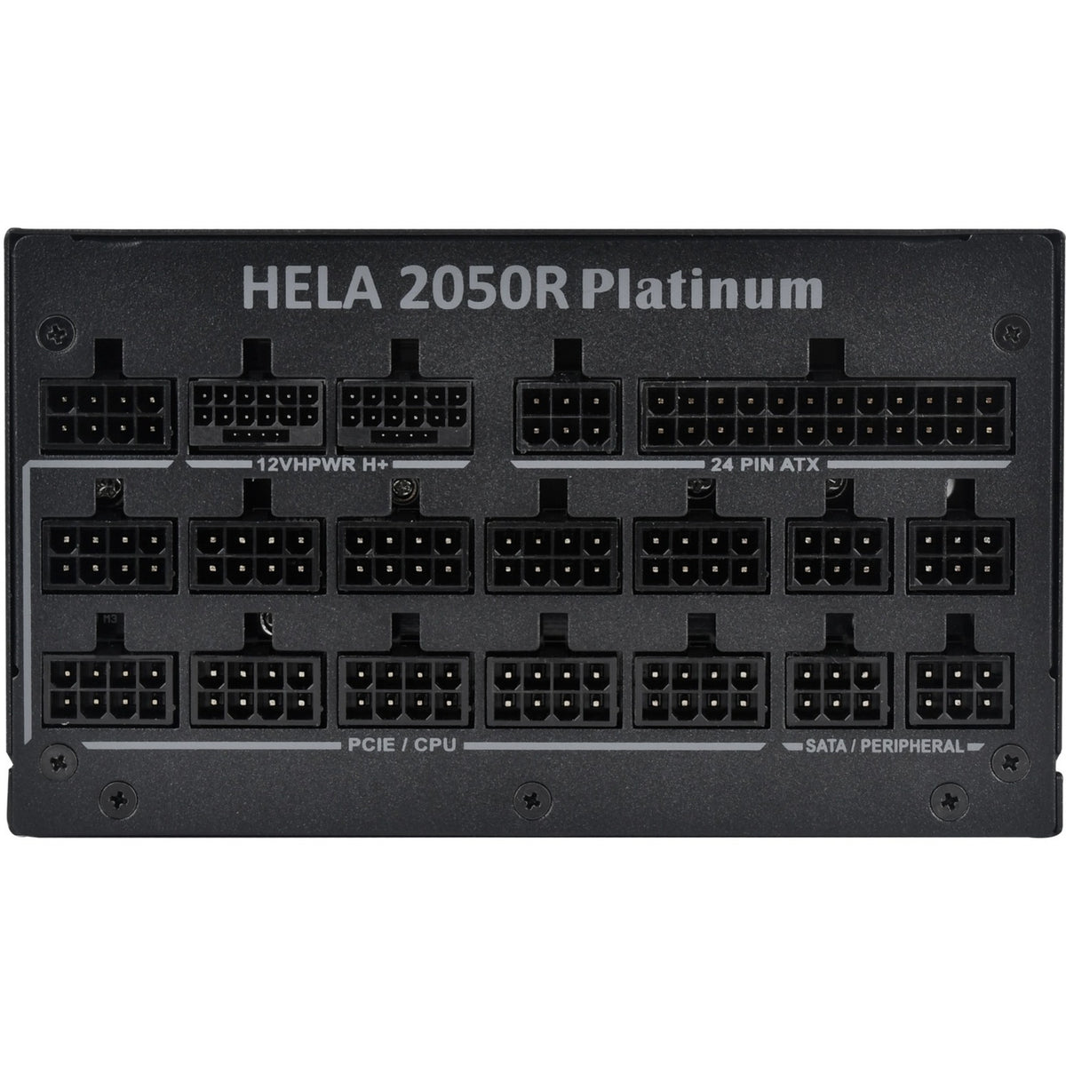 Silverstone hela 2050r platinum, modulaire 2050 watt voeding (zwart, 14x pcie)