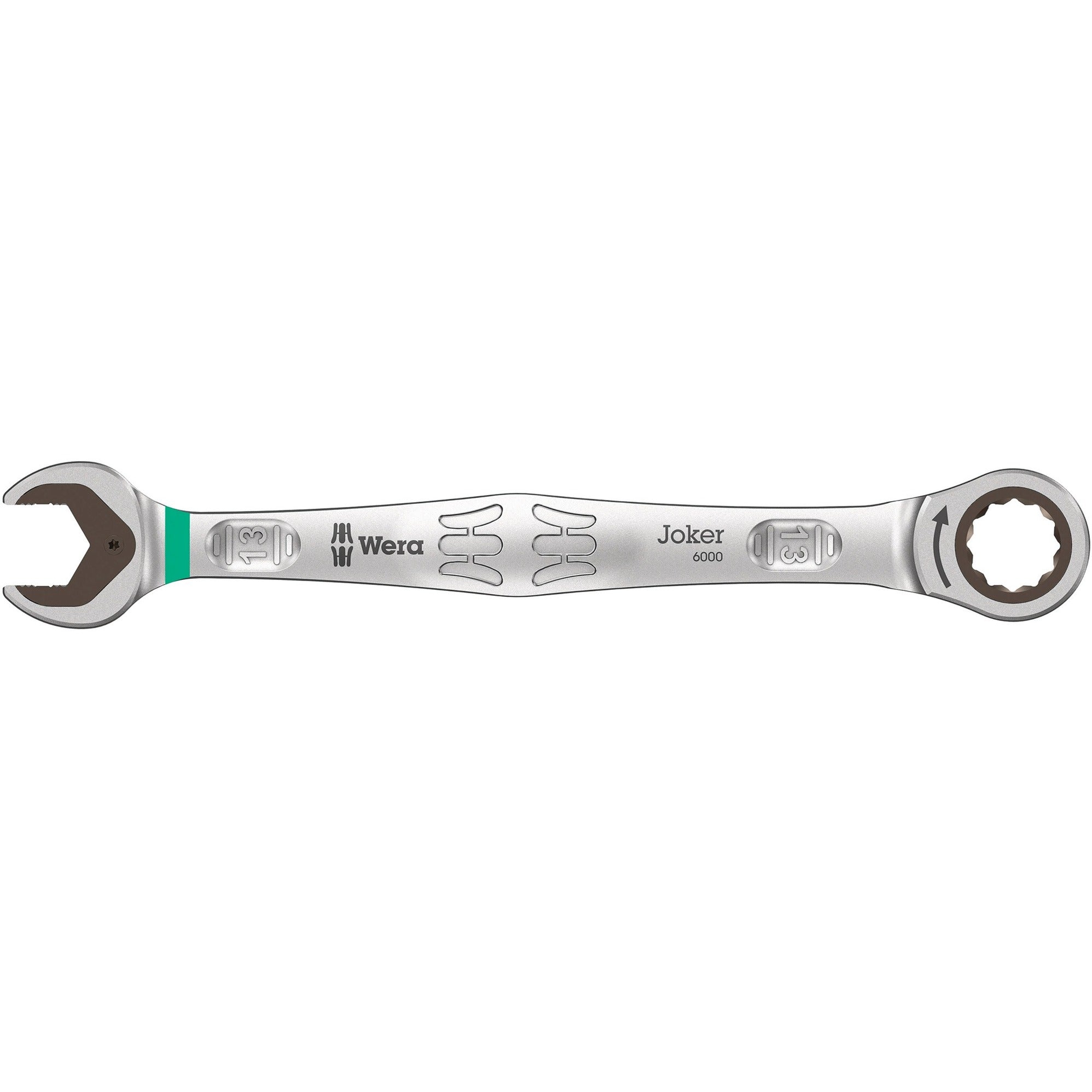 Wera 9631 magneetstrip 6000 joker 2 steek-ringratelsleutelset moersleutel (5‑delig)
