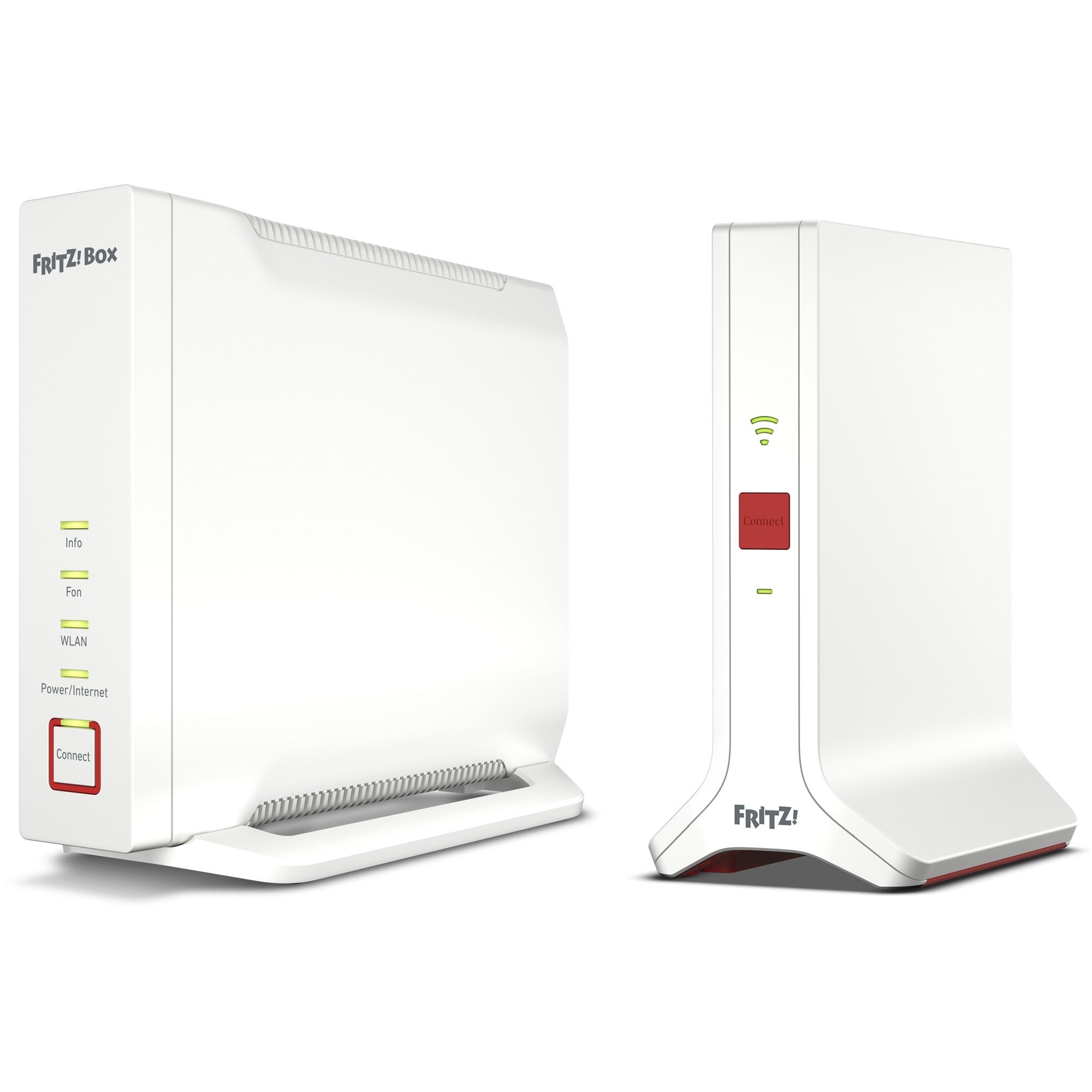 Fritz! mesh set 4060 + 3000 ax edition international mesh router (wit)