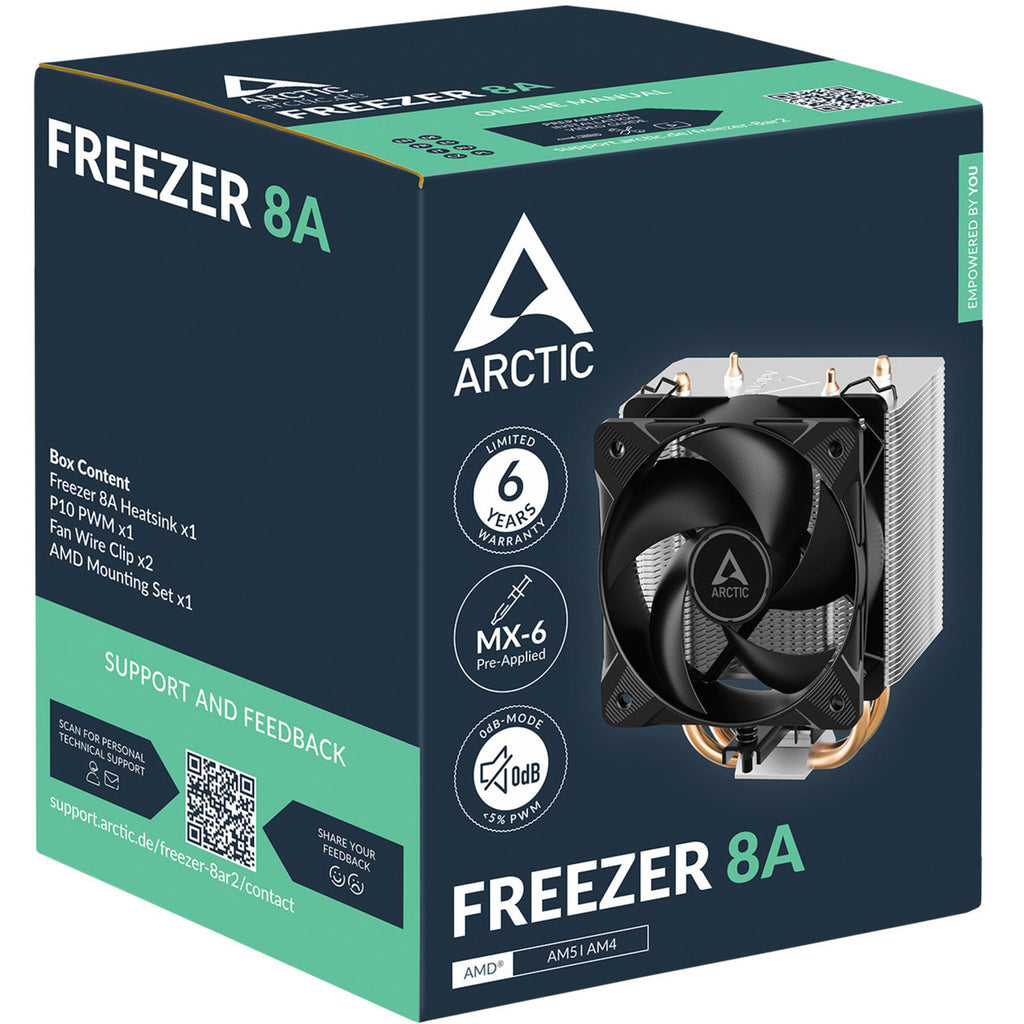 Arctic freezer 8a cpu-koeler (4-pin pwm)
