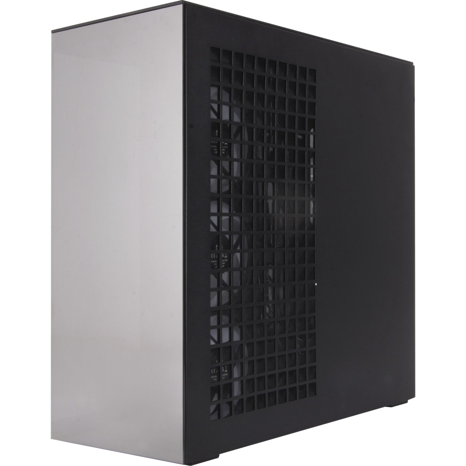 Arctic xtender vg midi tower behuizing (zwart | 2x usb-a | 1x usb-c | rgb | tempered glass)