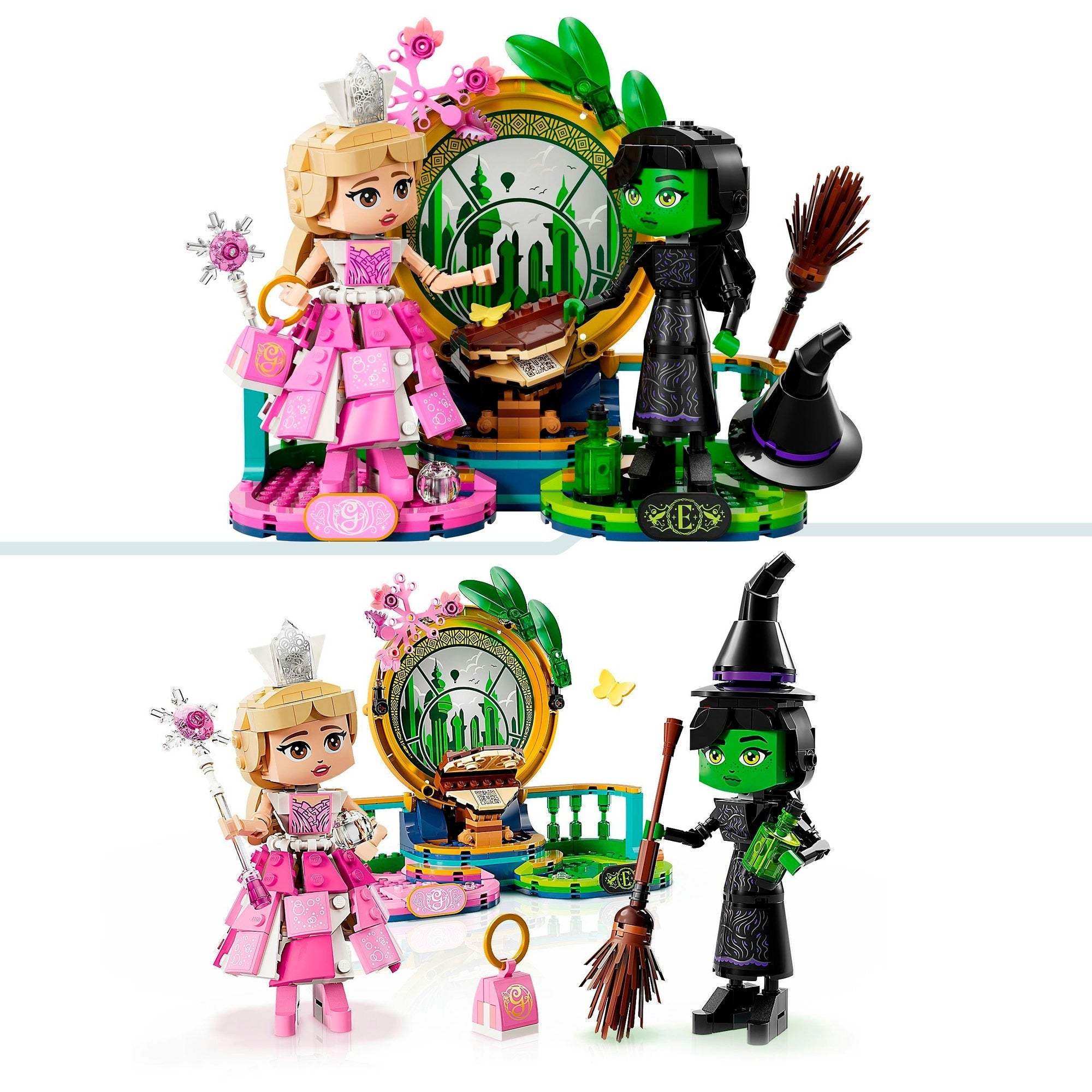 Lego wicked - elphaba en glinda figuren constructiespeelgoed (75682)