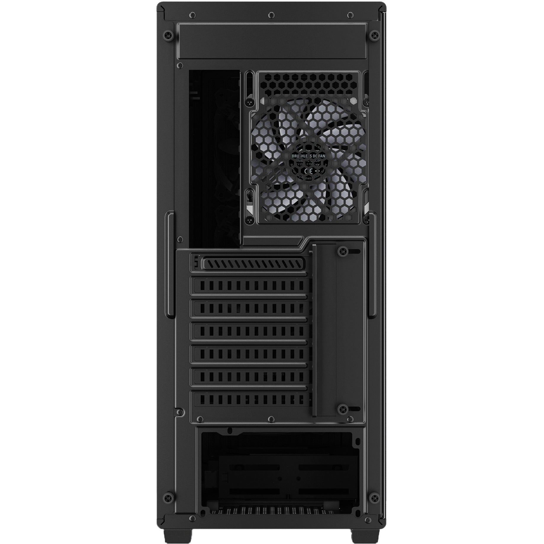 Sharkoon vk2 rgb midi tower behuizing (zwart | 2x usb-a | rgb | tempered glass)