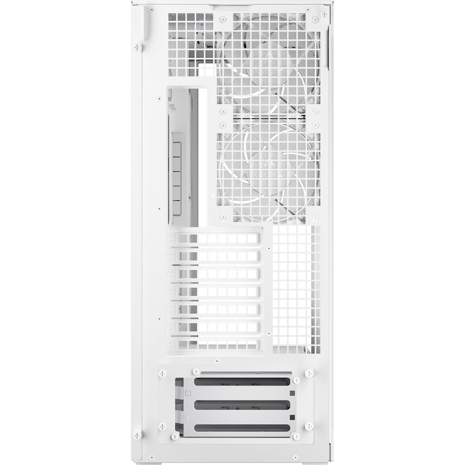 Arctic xtender vg midi tower behuizing (wit | 2x usb-a | 1x usb-c | rgb | tempered glass)