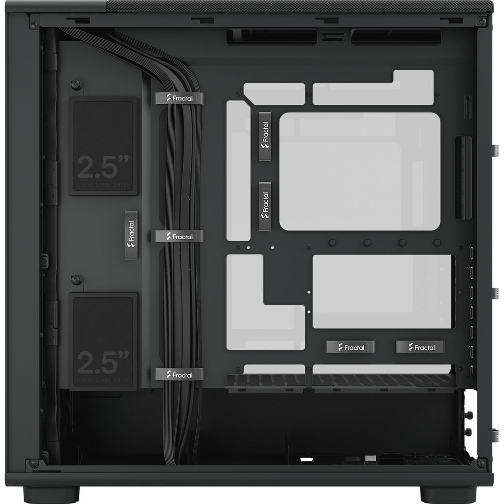Fractal design epoch xl tg rgb midi tower behuizing (zwart | 2x usb-a | 1x usb-c | rgb | tempered glass)