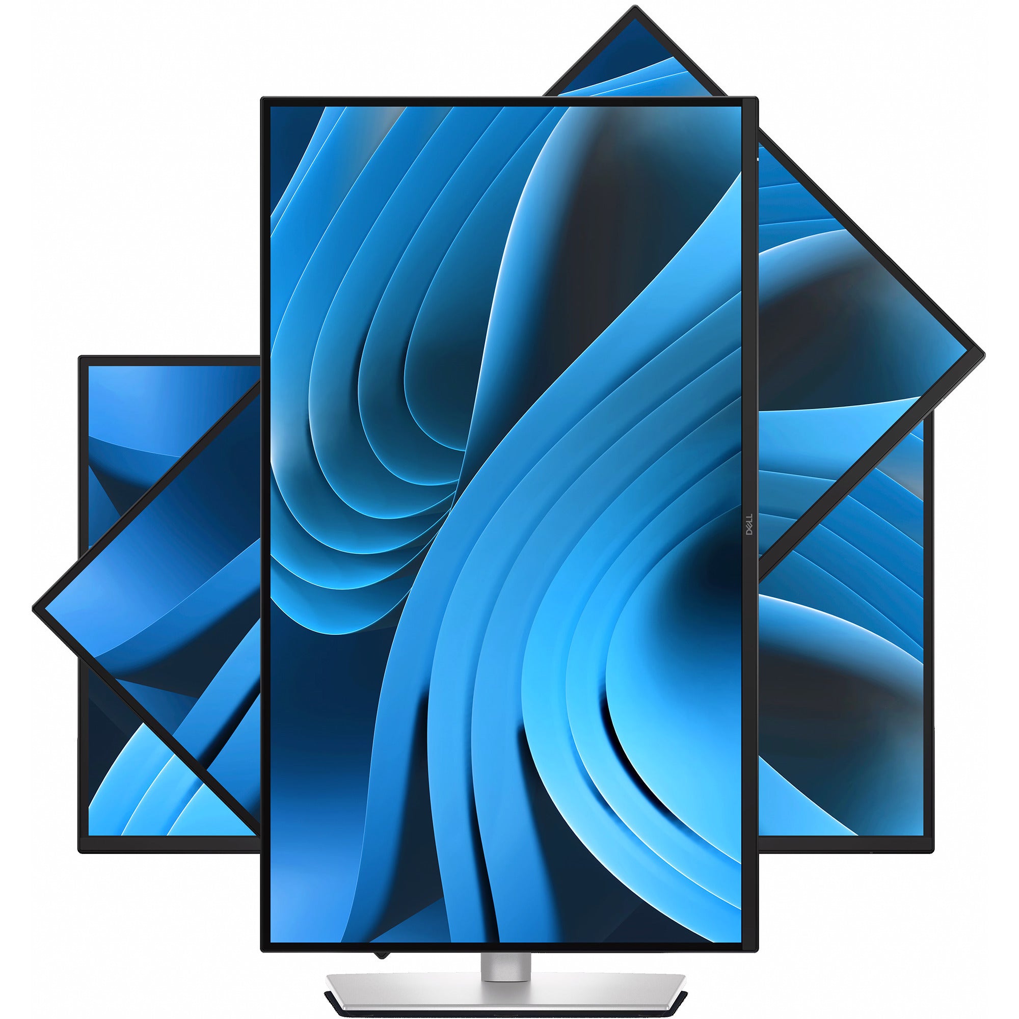 Dell pro p2725d 27 monitor (zwart zilver, 100hz, hdmi, displayport, usb-c)
