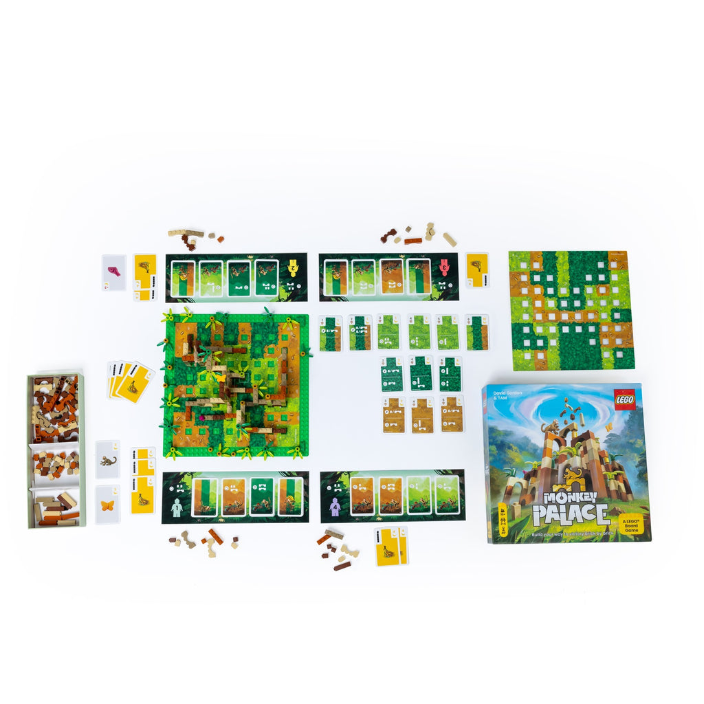 Asmodee lego® monkey palace bordspel (frans nederlands, 2 - 4 spelers, 45 minuten, vanaf 10 jaar)