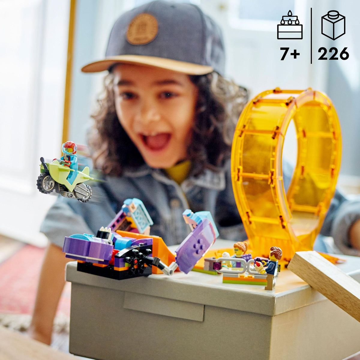 Lego City 60338 Überquerender Schimpansen-Stunt-Loop