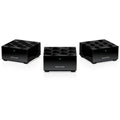 Netgear nighthawk mk73s mesh wifi 6 3-pack mesh router (zwart, 1x router, 2x satellieten )