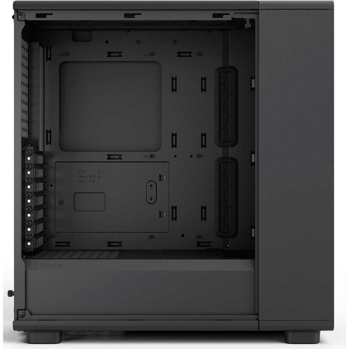 Fractal design epoch midi tower behuizing (zwart | 2x usb-a | 1x usb-c | tempered glass)