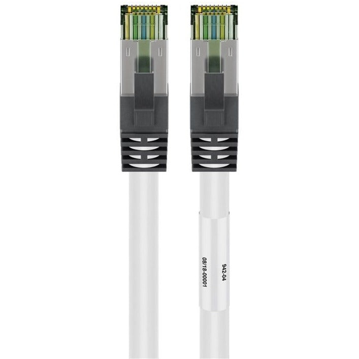 Goobay netwerkkabel cat.8.1 s ftp (wit, 2 meter)