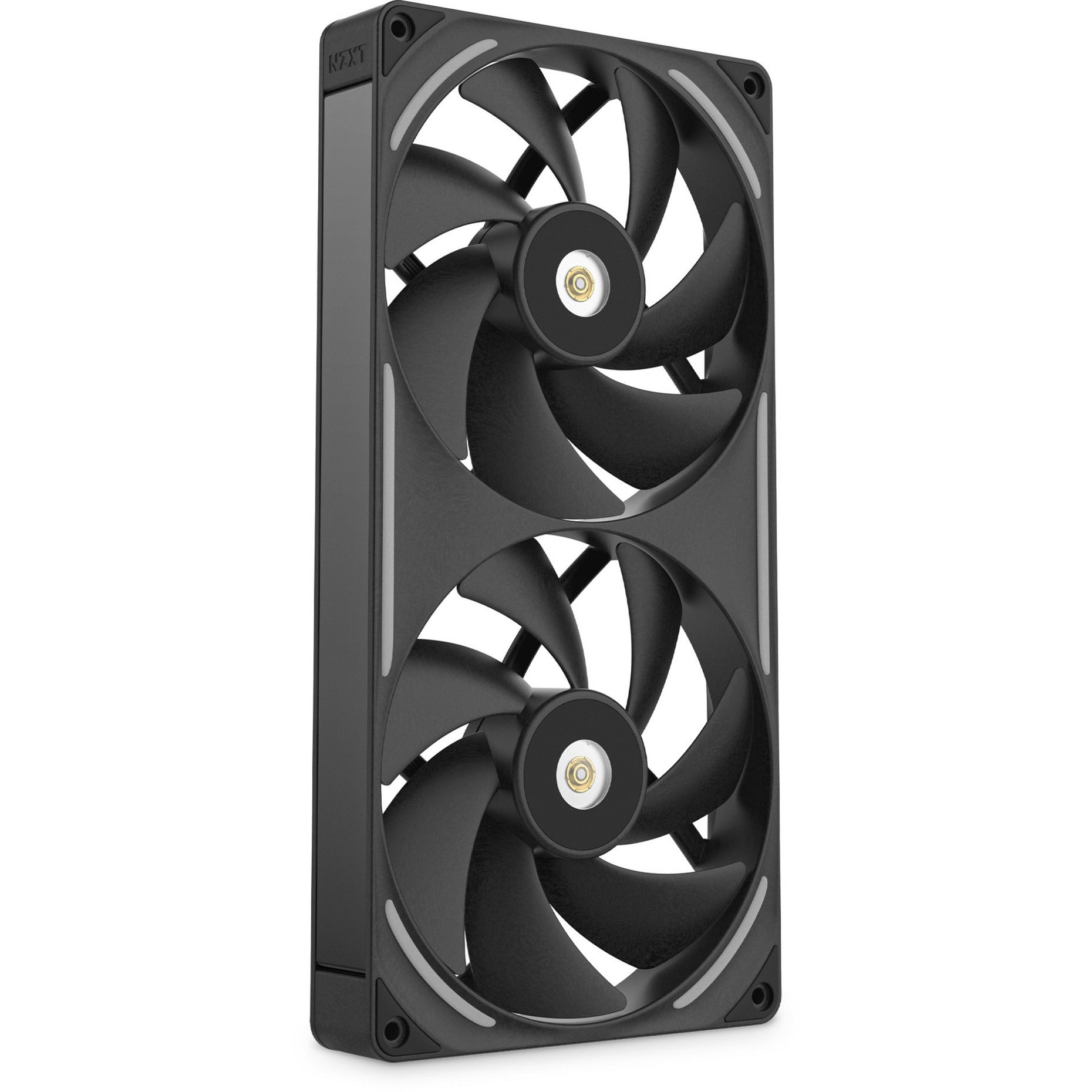 Nzxt performance fan f280x rgb case fans (zwart, 2 stuks, 280 x 140 x 30 mm, pwm)