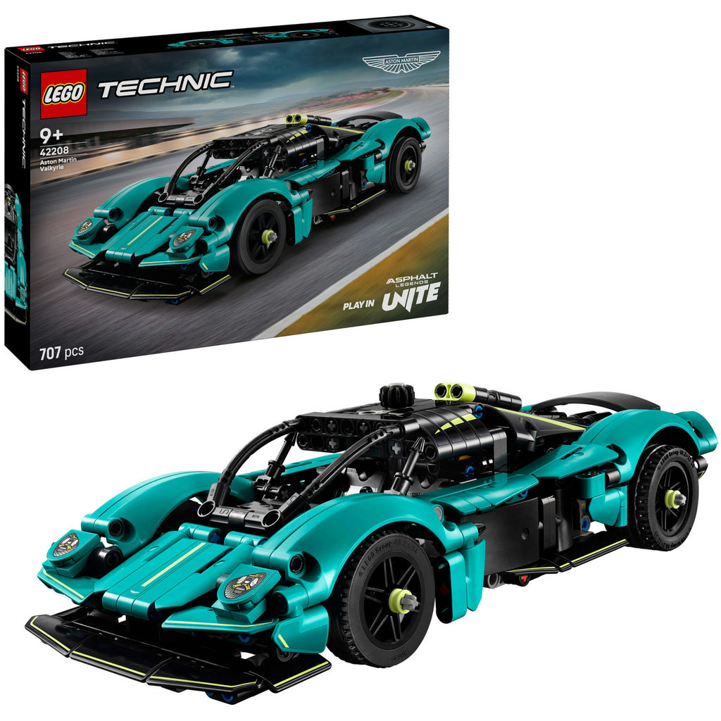 Lego technic aston martin valkyrie bouwpakket met auto speelgoed voor kinderen 42208