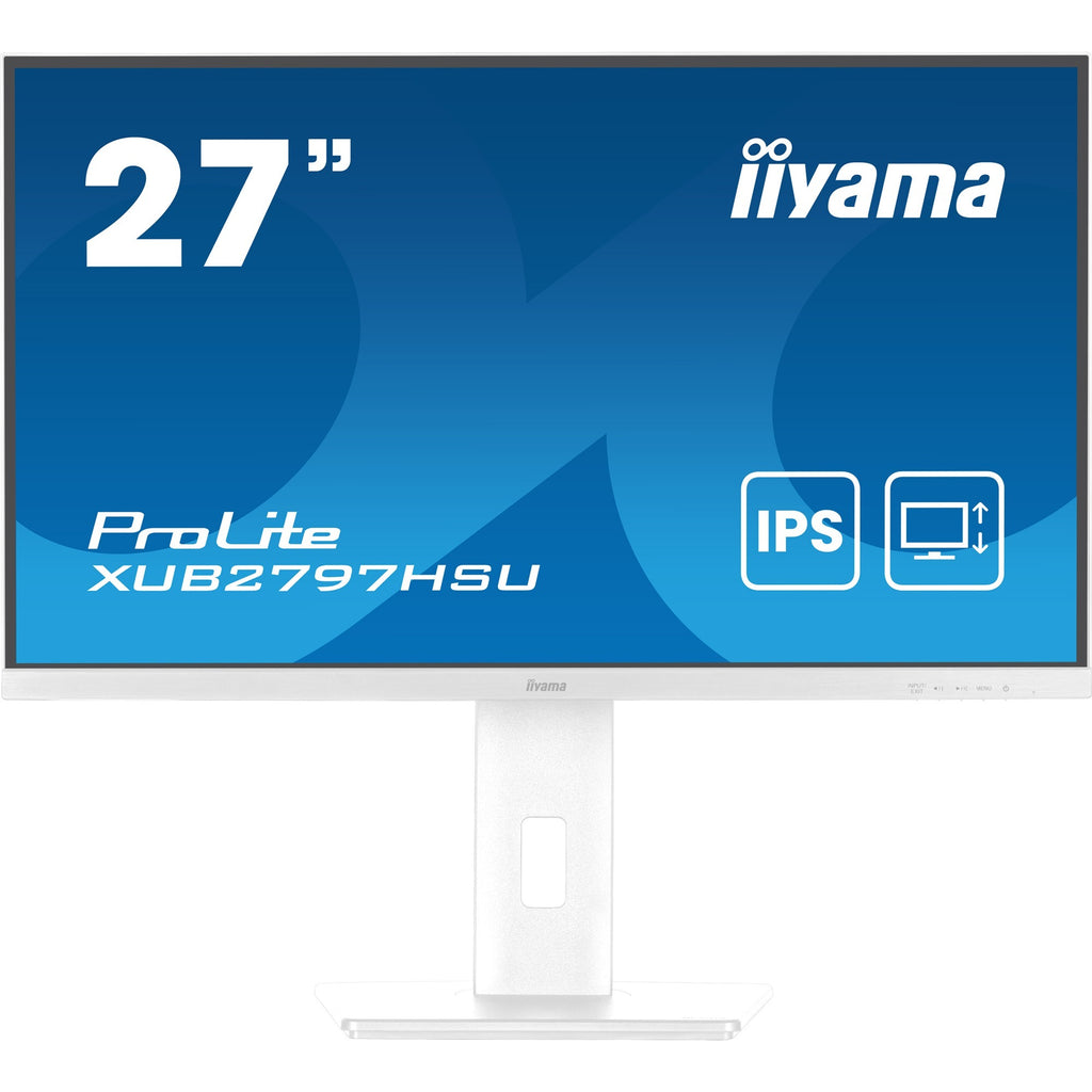 Iiyama prolite xub2797hsu-w2 27 monitor (wit, hdmi, displayport, 2x usb-a, usb-b)