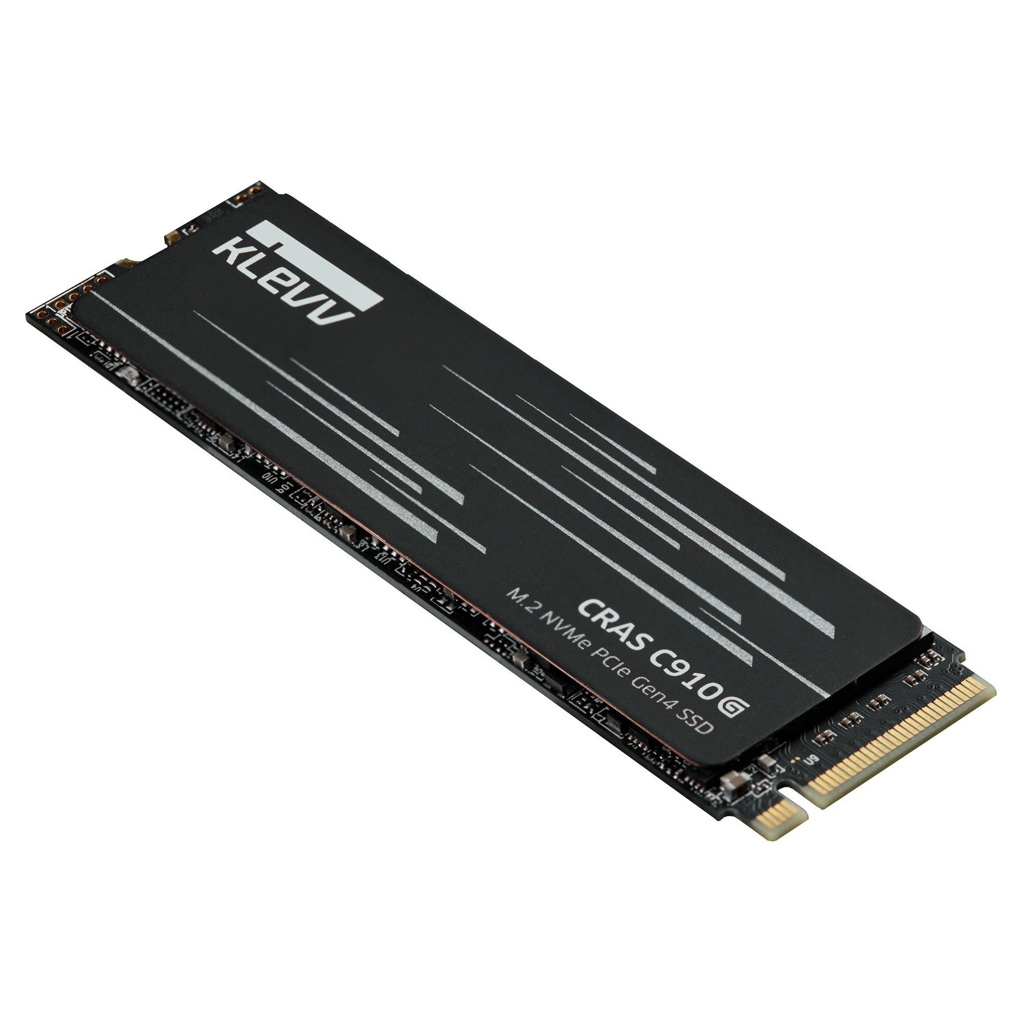 Klevv cras c910g 4 tb ssd (zwart, k04tbm2sp0-10g, pcie gen 4.0 x4, nvme 2.0)