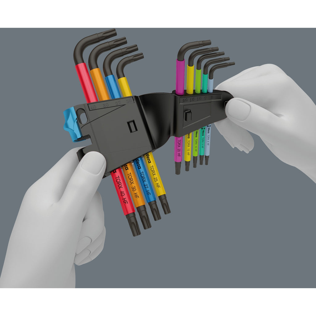 Wera 967 9 tx 9 delige inbussleutel set - torx - t8-40