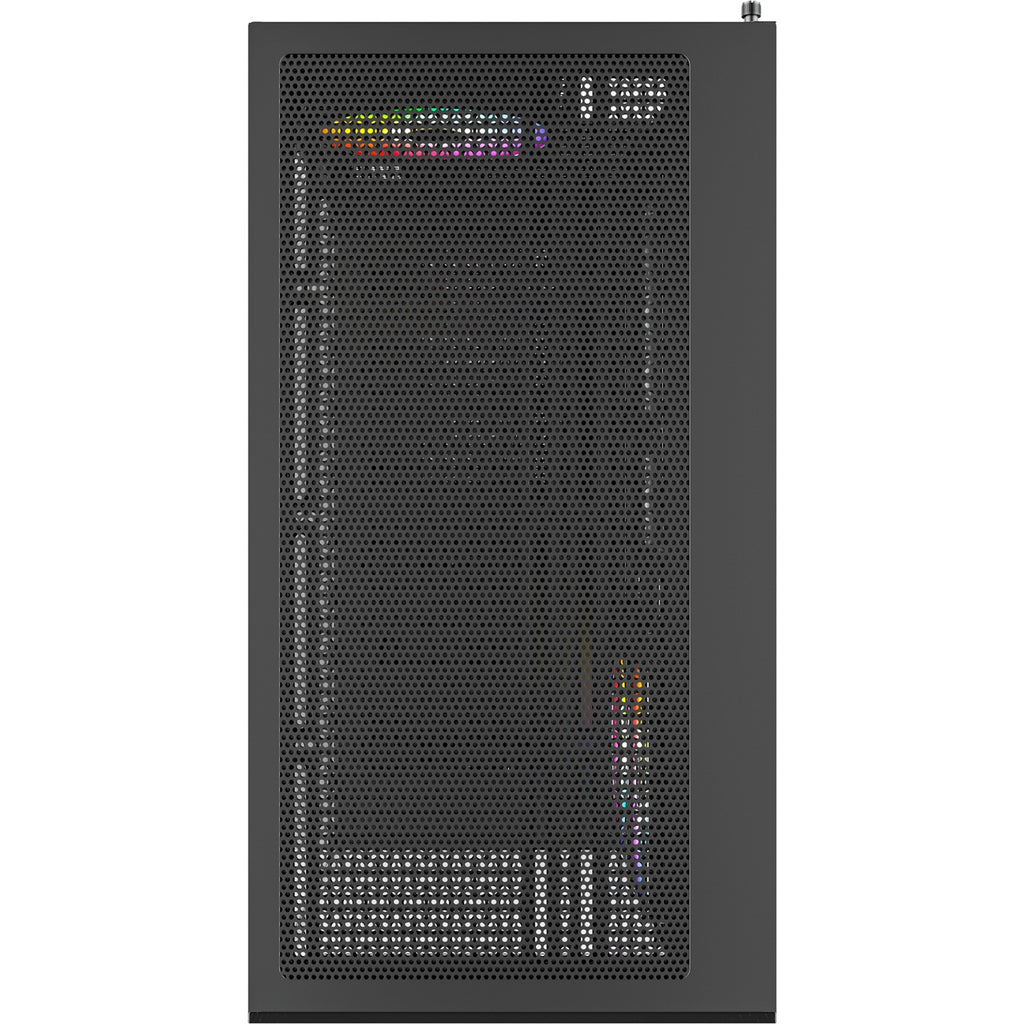 Montech xr midi tower behuizing (zwart | 2x usb-a | 1x usb-c | rgb | tempered glass)