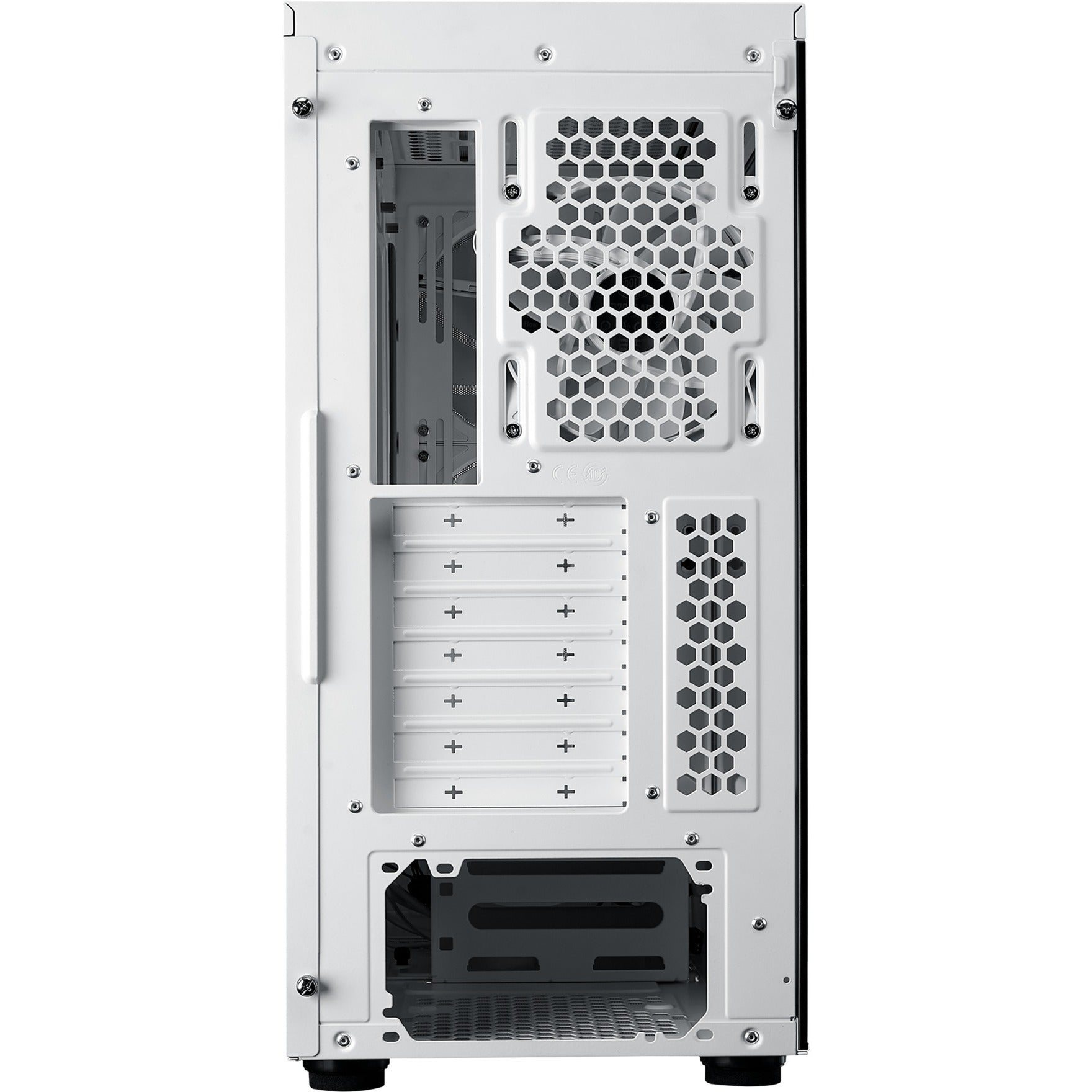Cooler master masterbox 600 midi tower behuizing (wit | 2x usb-a | 1x usb-c | rgb | tempered glass)