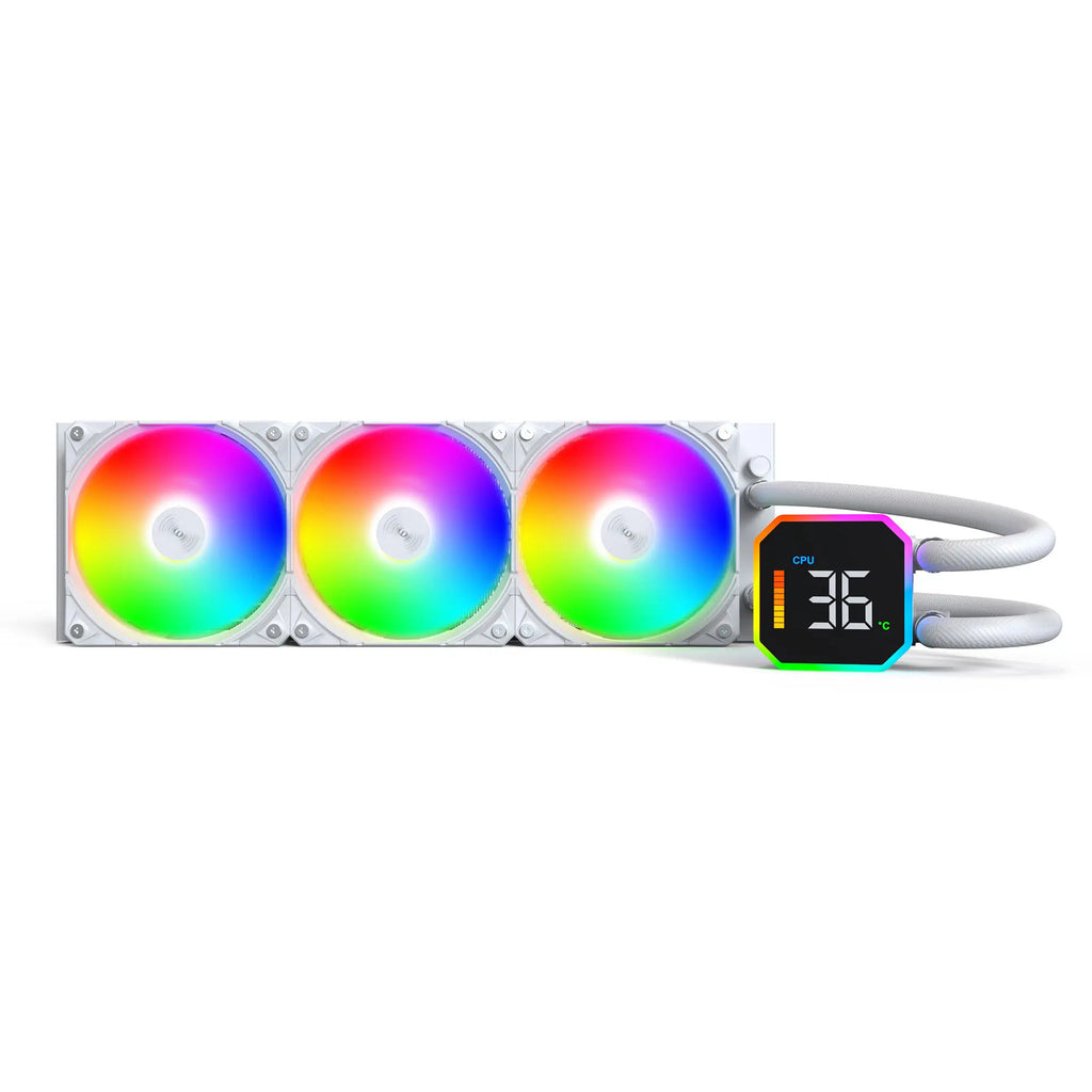 Montech hyperflow digital 360 waterkoeling (wit)