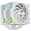 Xyz pc gear thermax 6 duo rgb cpu-koeler (wit, argb, pwm)