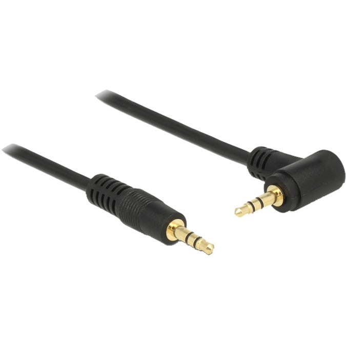 Delock 3,5 mm male > 3.5 mm male kabel (zwart, 0,5 meter)