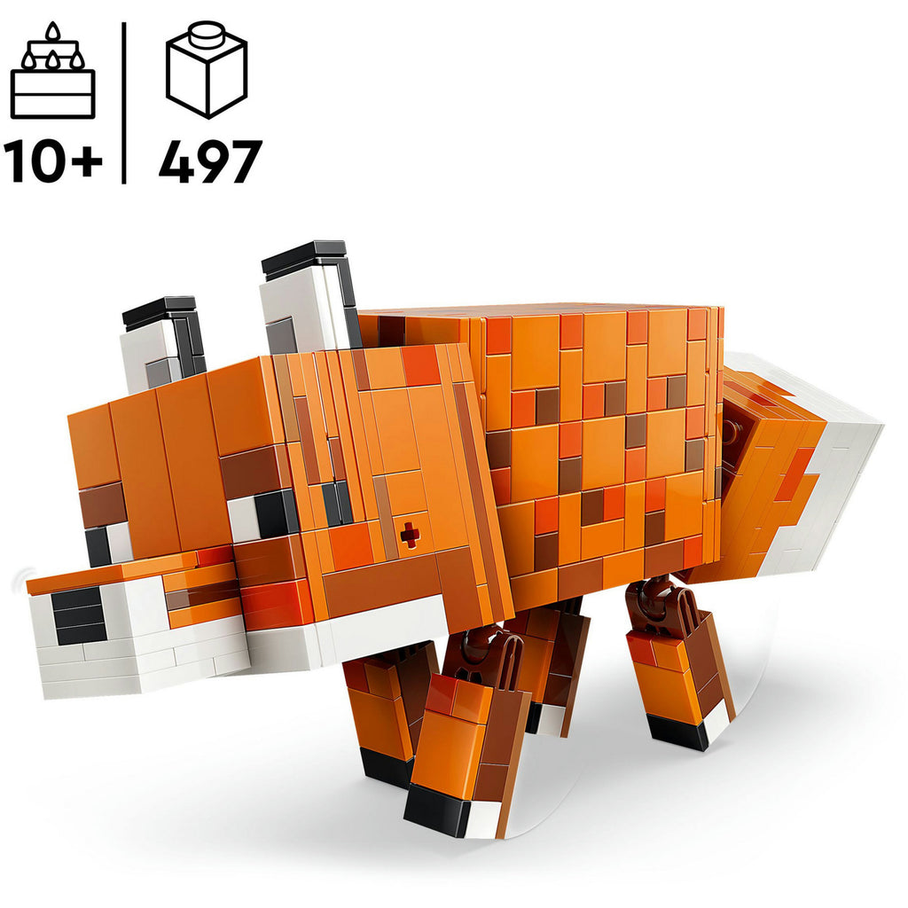 LEGO Minecraft Fuchs-Bauspielzeug