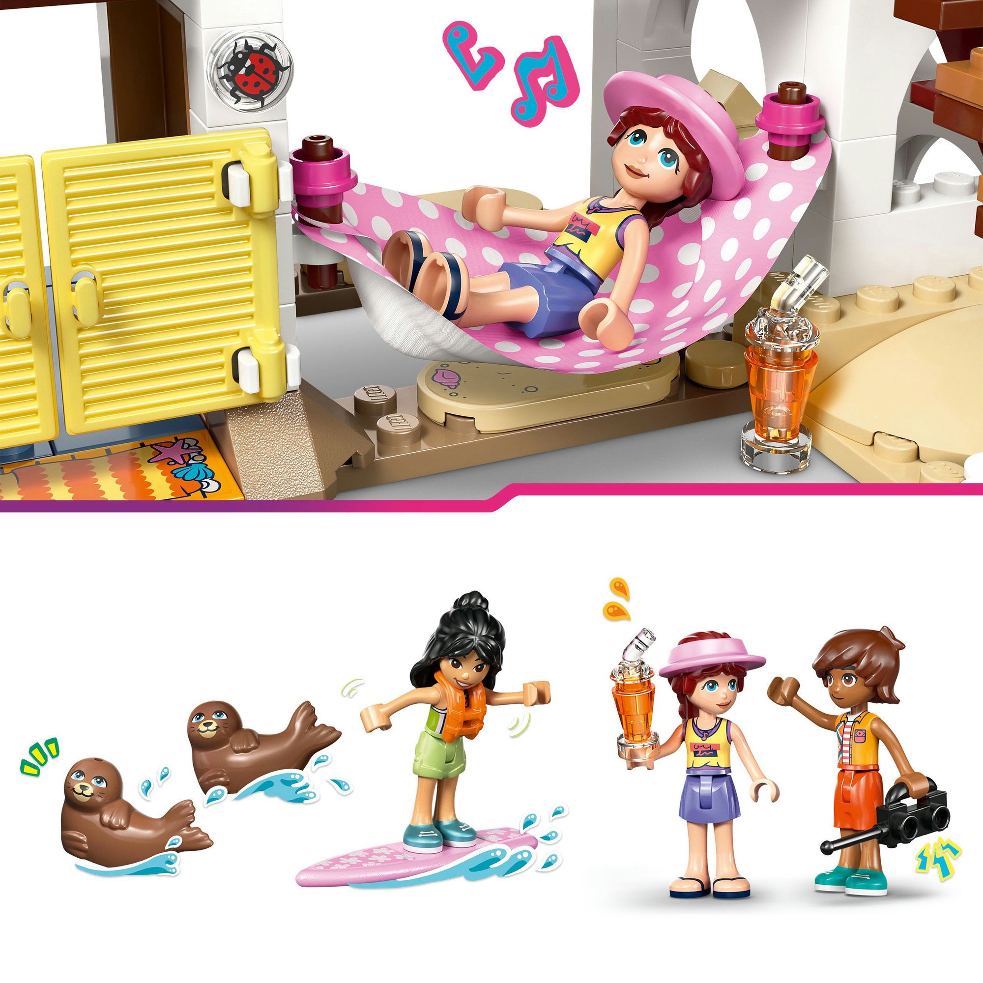 Lego friends - strandhuis met zeehonden constructiespeelgoed (42699)