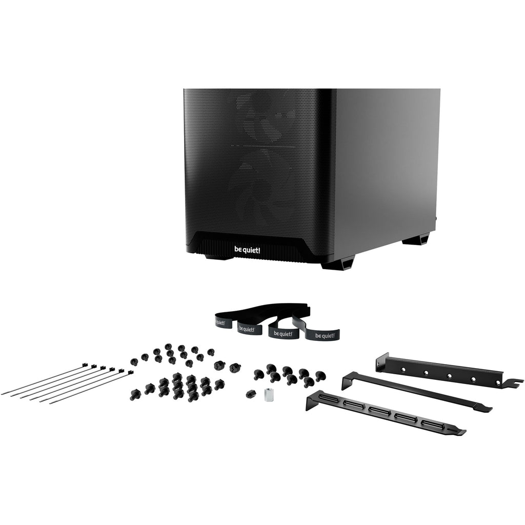 Be quiet! pure base 501 lx midi tower behuizing (zwart | 2x usb-a | 1x usb-c | rgb | tempered glass)