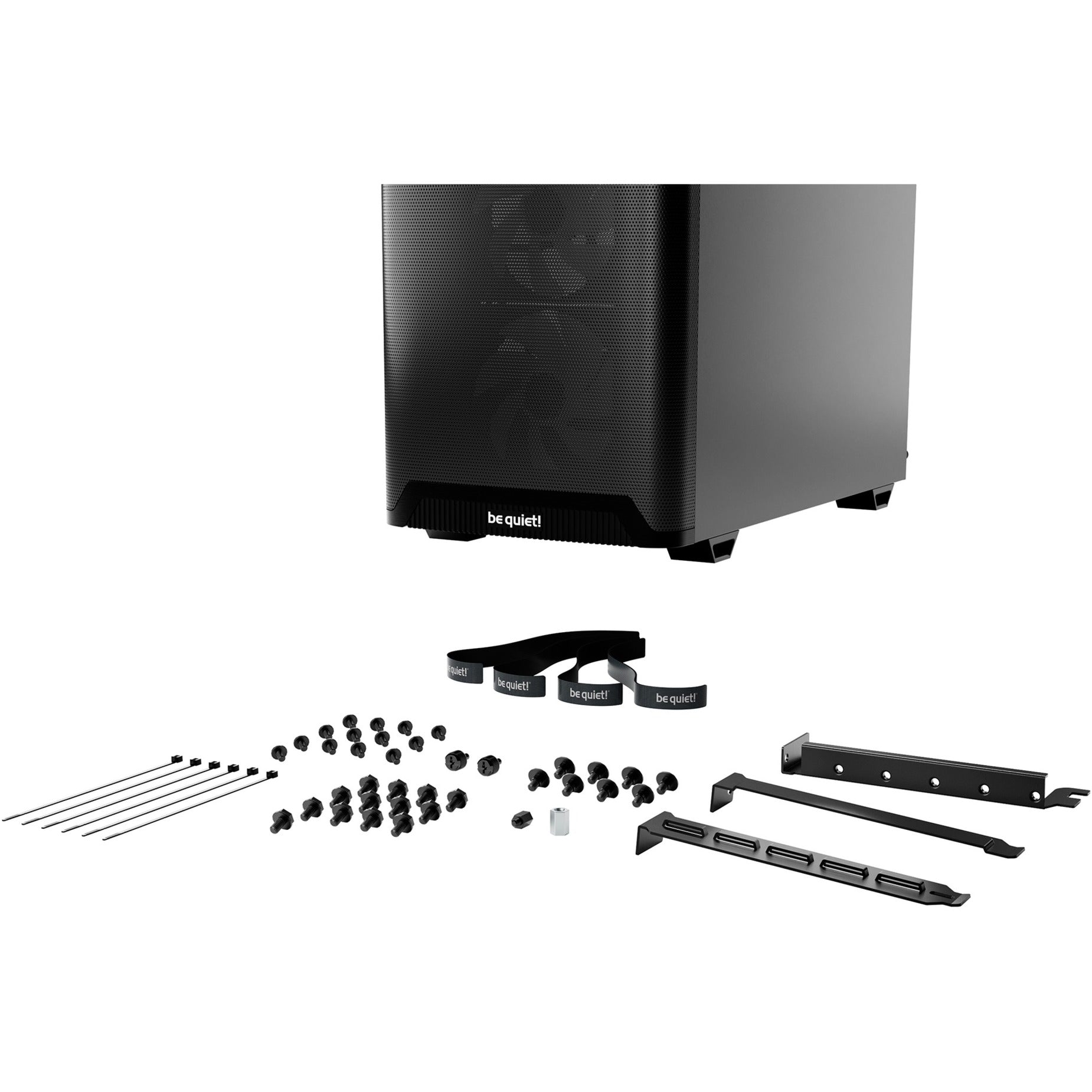 Be quiet! pure base 501 lx midi tower behuizing (zwart | 2x usb-a | 1x usb-c | rgb | tempered glass)
