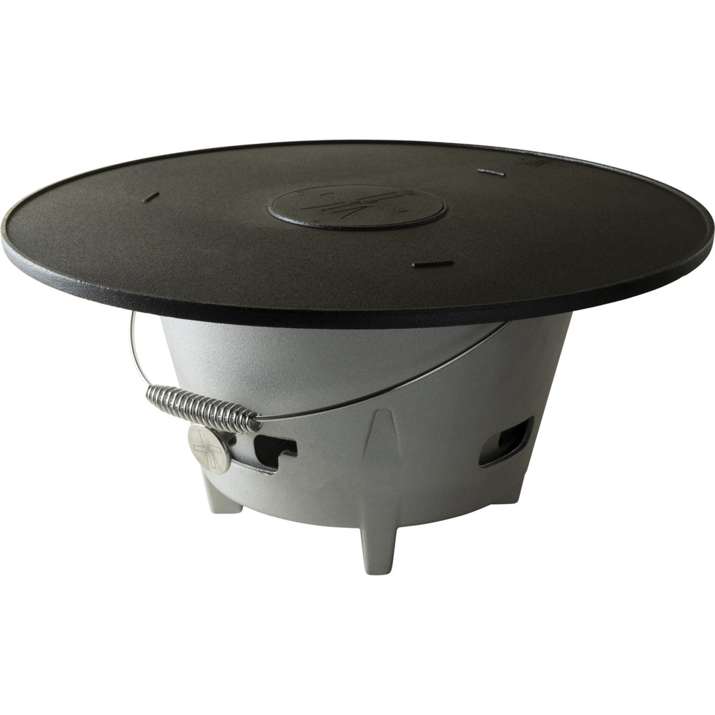 The windmill plancha grillplaat (zwart, 75 cm)