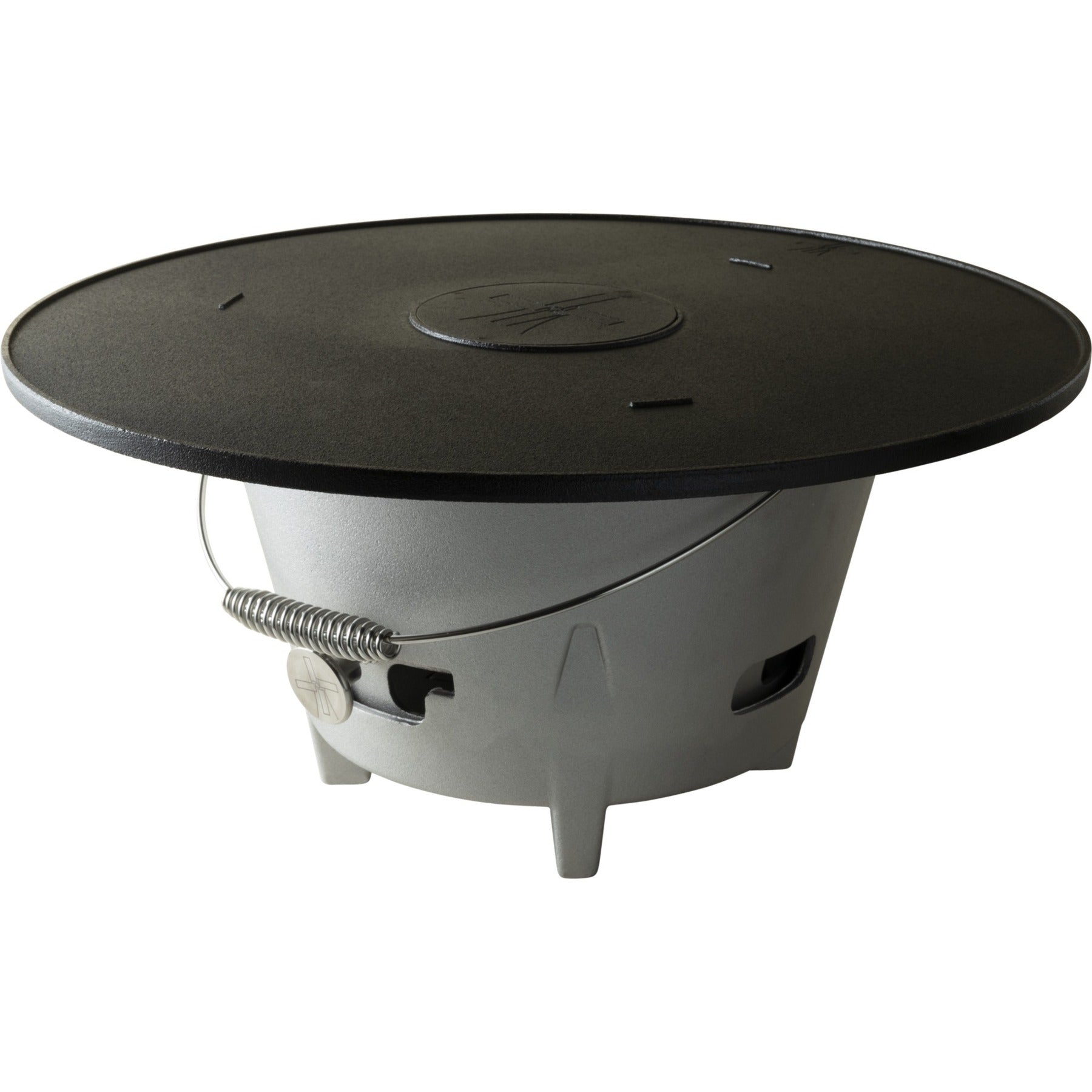The windmill plancha grillplaat (zwart, 75 cm)