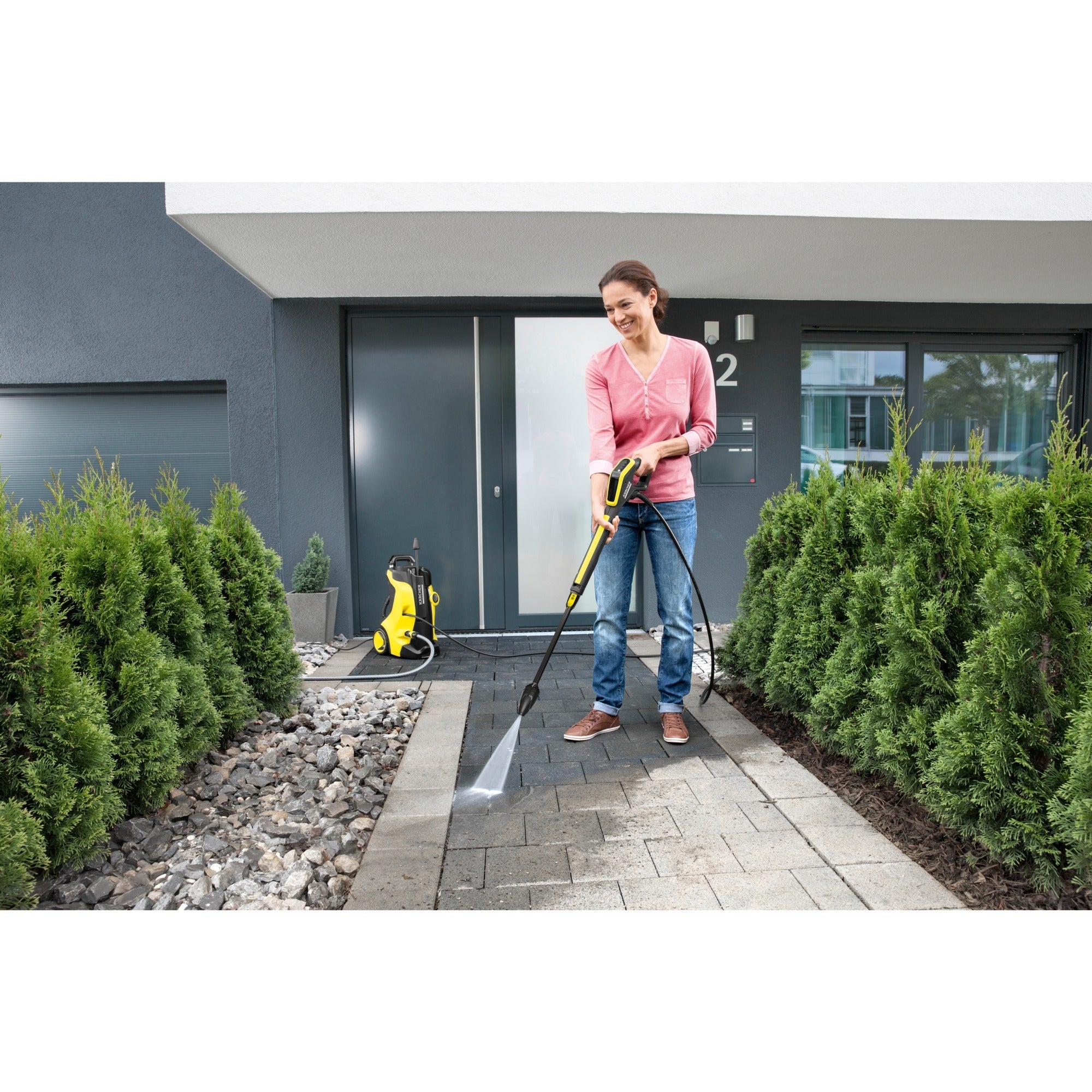 Kärcher k 4 premium power control home hogedrukreiniger (geel zwart, 1.324-133.0)