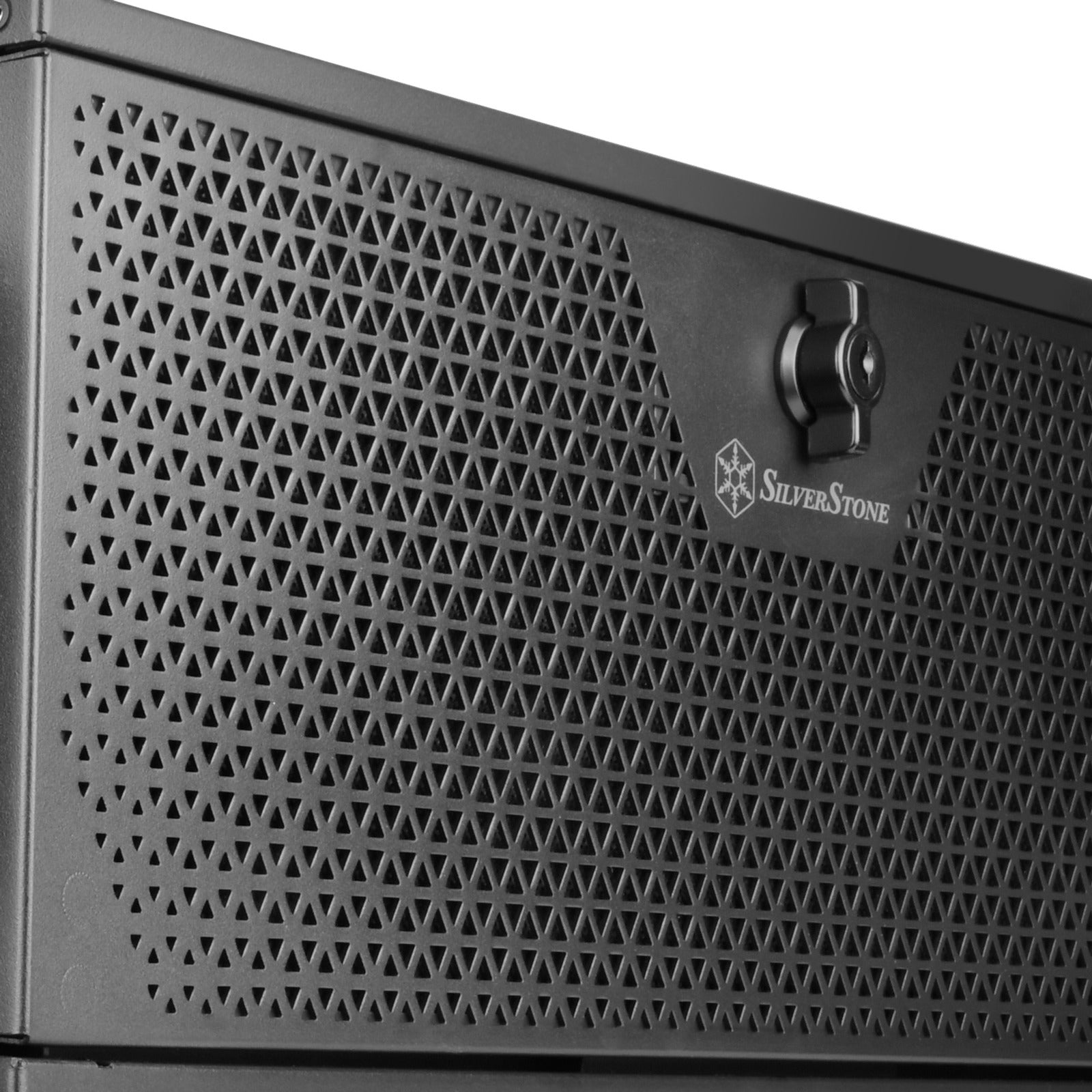 Silverstone rm44 rack behuizing (zwart | 4u | usb type-c | 2x 80mm casefan inbegrepen)
