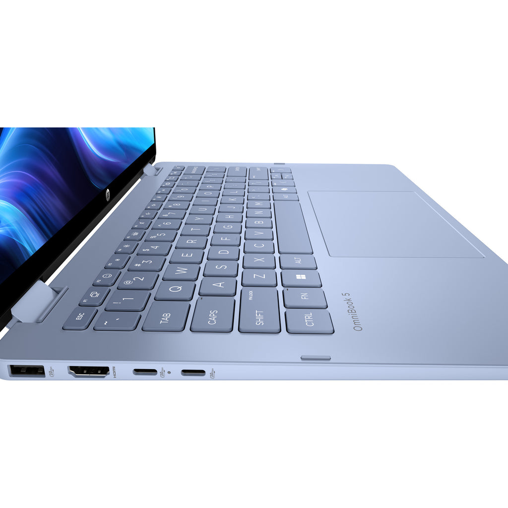 Hp omnibook 5 flip 2-in-1 laptop 14-fp0075nd 14 laptop (zilver | core 7-150u | intel graphics | 16 gb | 512 gb ssd | touch | oled)