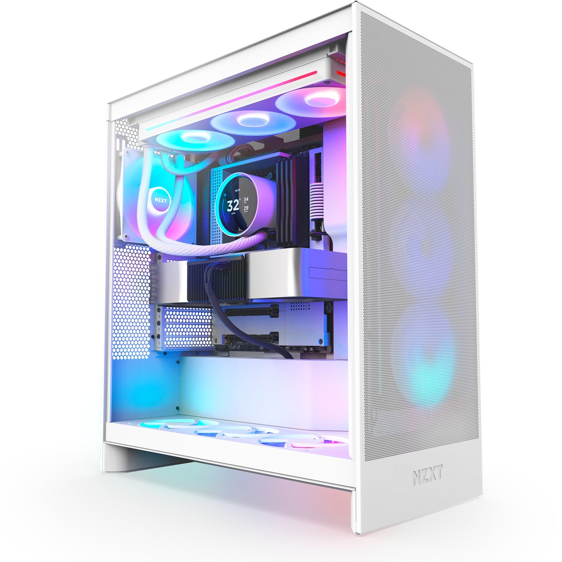 Nzxt kraken elite 360 rgb waterkoeling (wit)