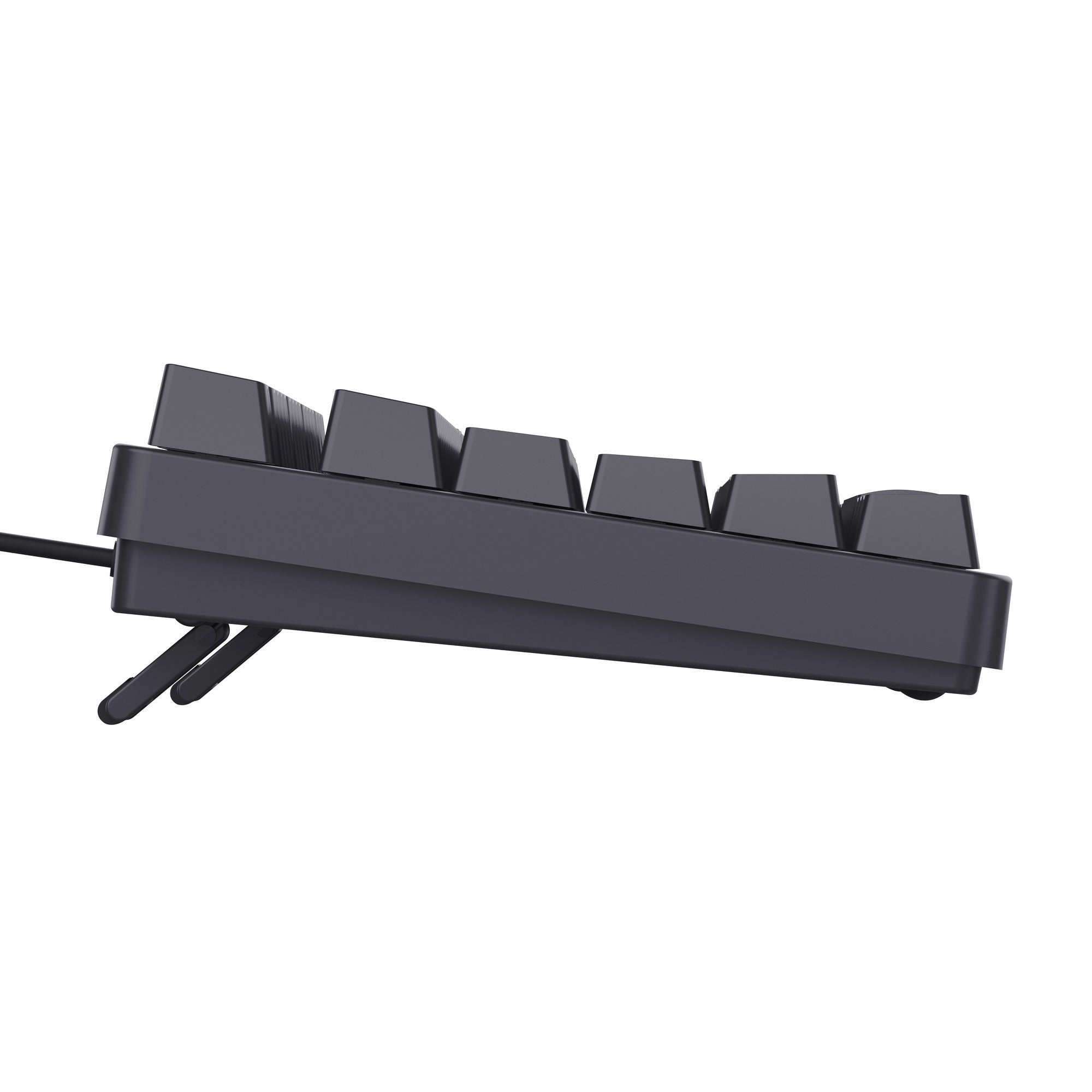 Trust gxt 864 cada compact mechanisch tkl-gamingtoetsenbord (zwart, us lay-out (qwerty), huano brown, rgb)
