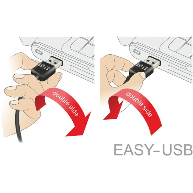 DeLOCK USB 2.0 A 90° > USB Micro-B