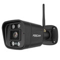Foscam v8p, 4k 8mp dual-band wifi beveiligingscamera (zwart, met geluid- en lichtalarm)