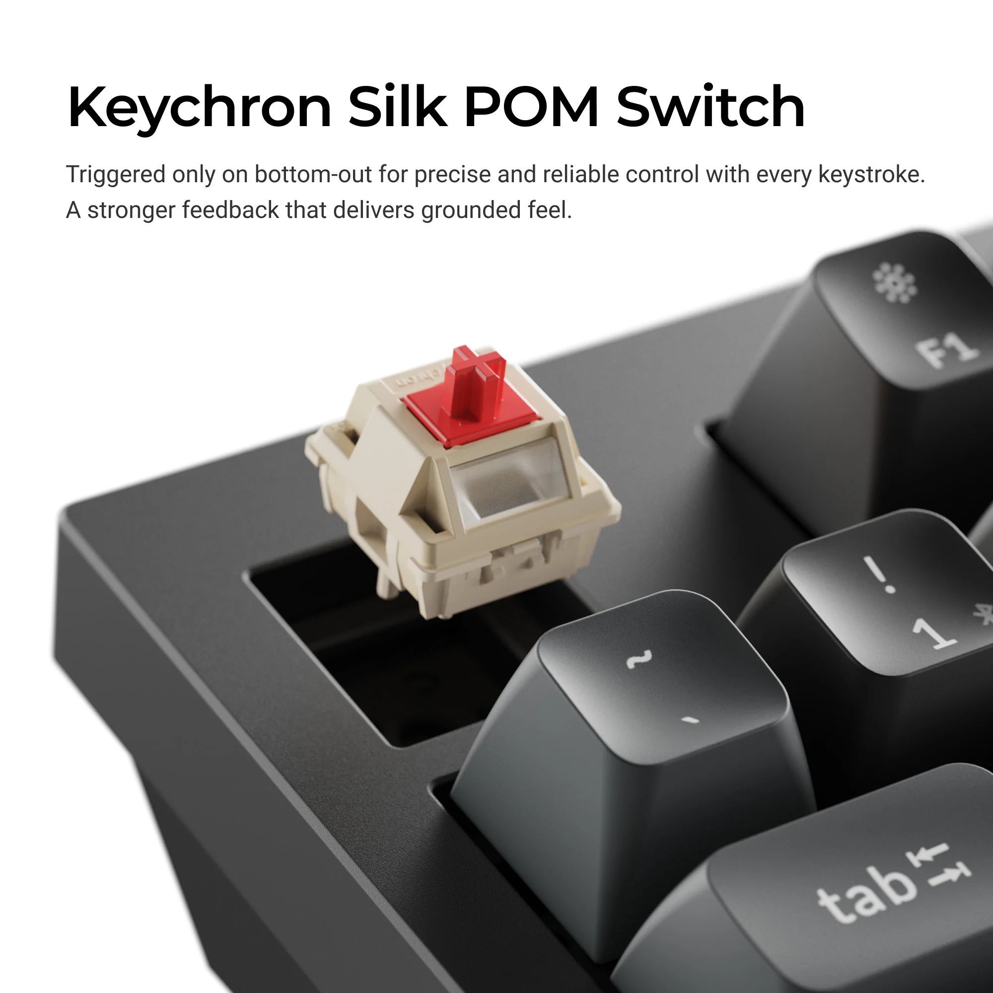 Keychron q5 ultra-m3 8k wireless custom mechanical keyboard (zwart, us lay-out (qwerty), silk pom red, 96%, rgb, hot swap, 8k, 2.4 ghz | bluetooth 5.2 | usb-c)